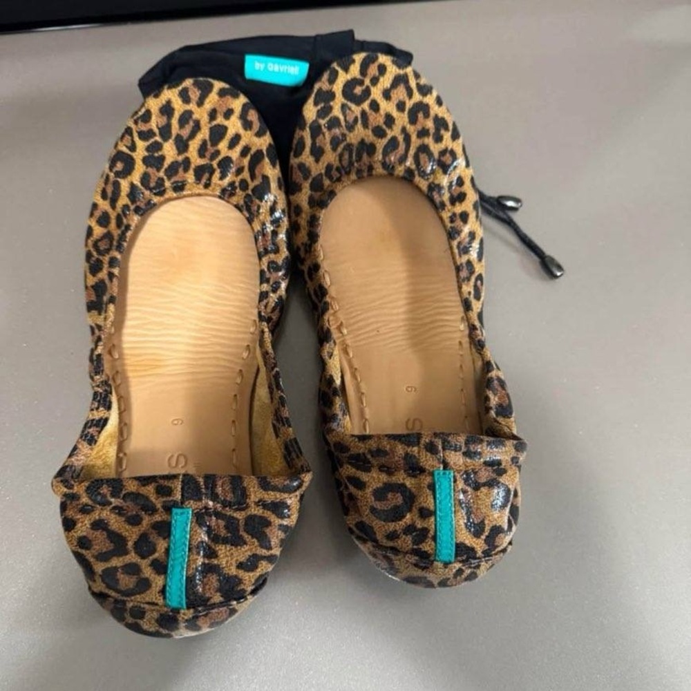 Tieks Leopard Print Ballet Flats